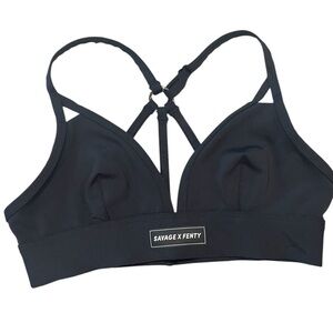 Savage X Fenty Midnight Black Bralette Size Small 4 - 6